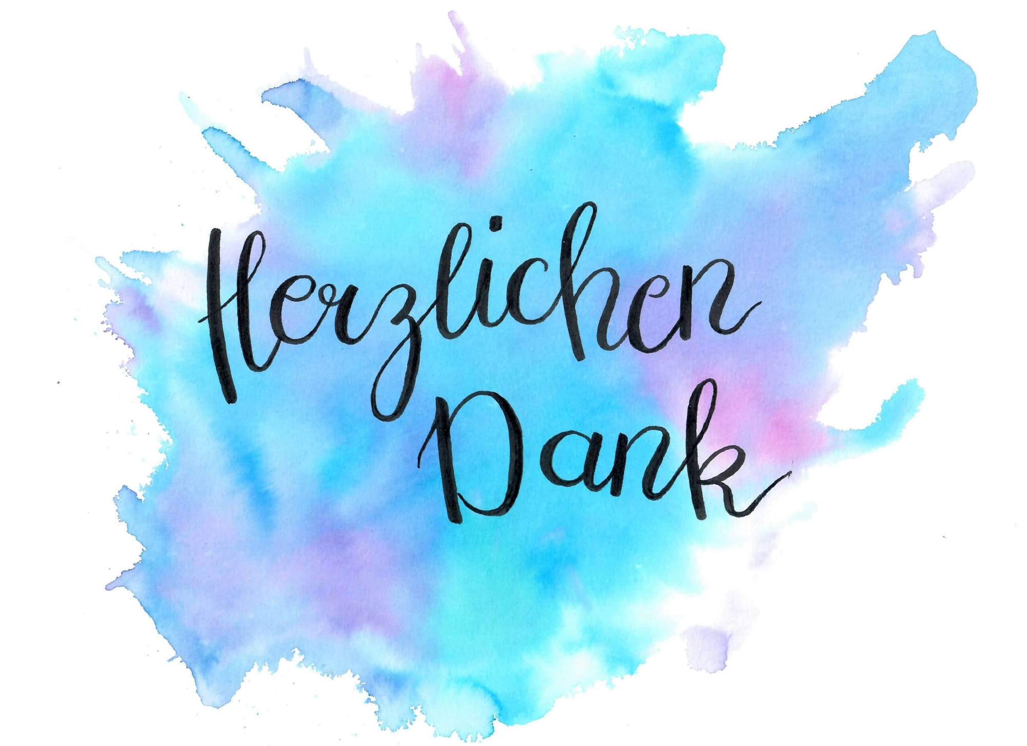 Handlettering - Herzlichen Dank