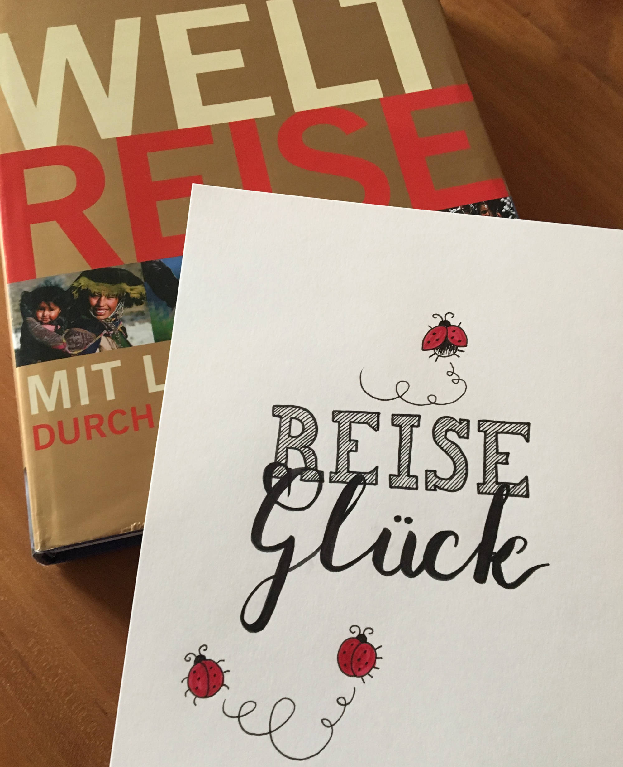 Handlettering - Reiseglück