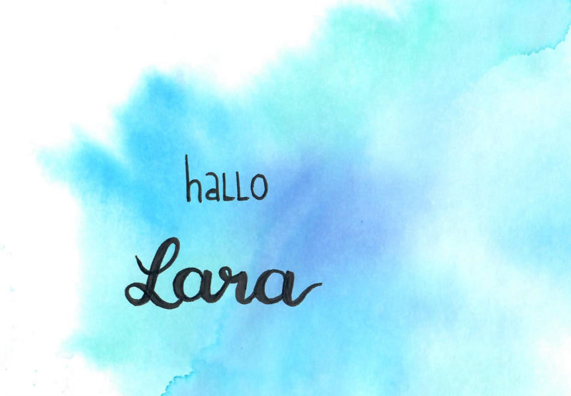 Handlettering - Hallo Lara